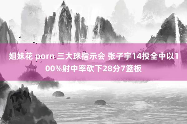 姐妹花 porn 三大球指示会 张子宇14投全中以100%射中率砍下28分7篮板
